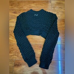 Cotton on cropped crochet cover up
Size- large